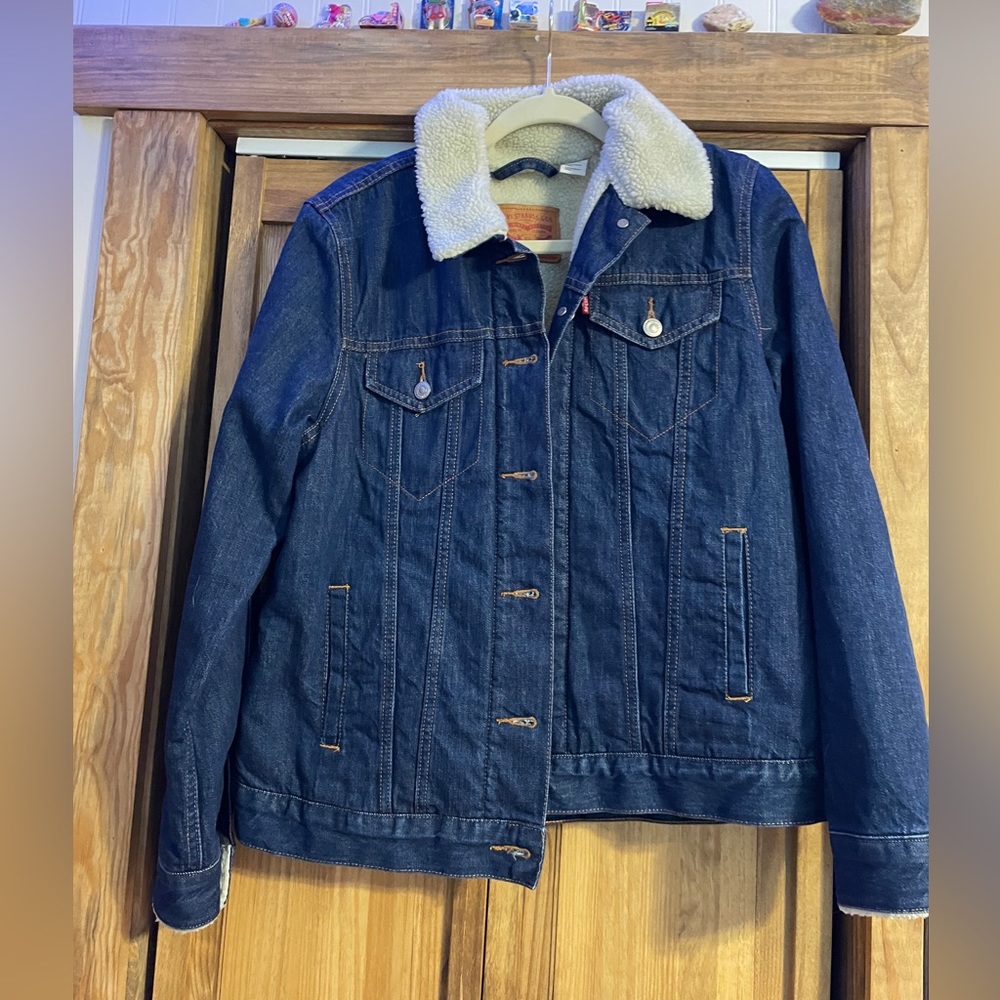 Levi’s jean Sherpa jacket